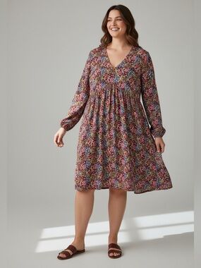 chinese dress ladies Ivy Linen Midi Dress-Summer Blue Chambray main image 0
